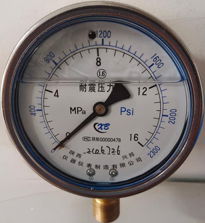 耐震壓力表，YTN-60/100/150,-0.1-0-100MPA，1.0級，1.6級,2.5級。